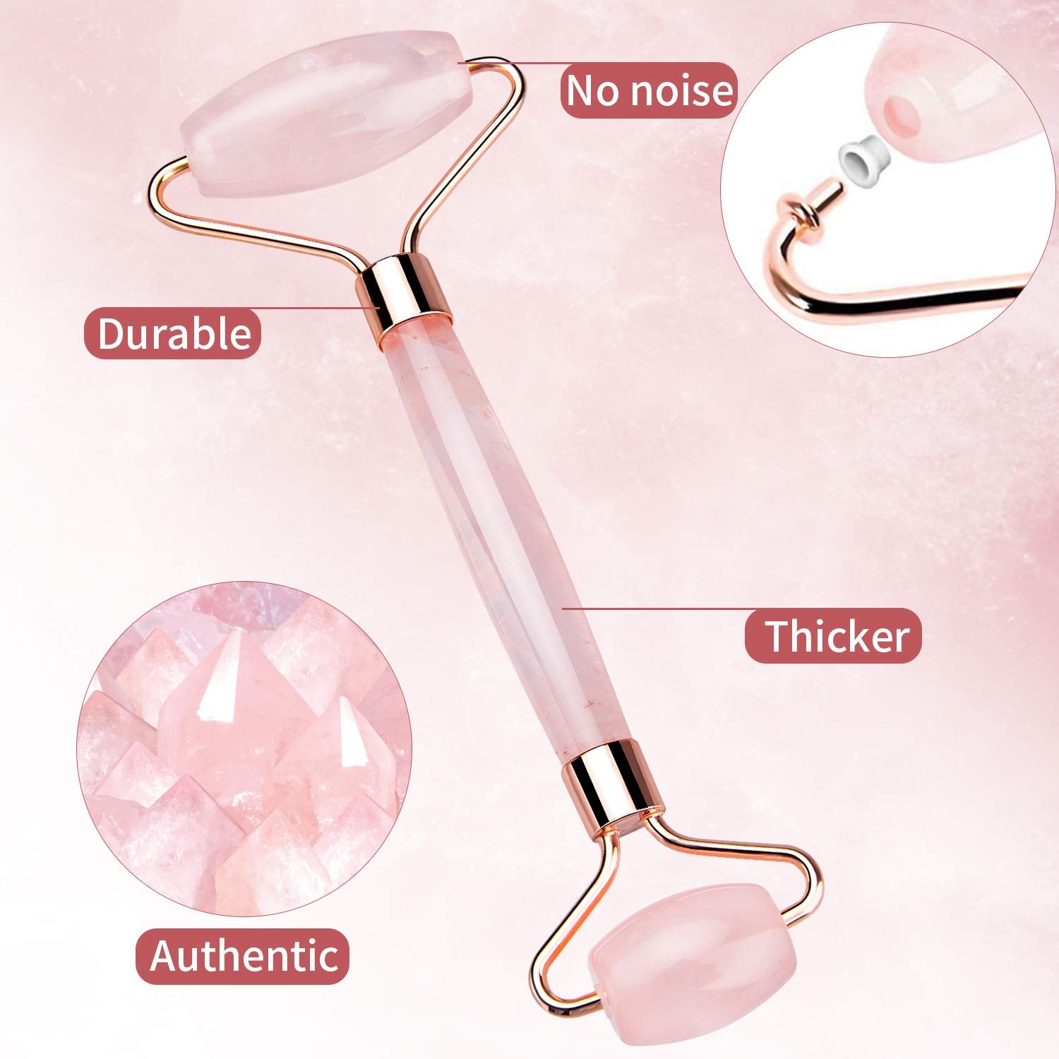 Jade Roller & Gua Sha, 100% Natural Jade Face/Eye Roller and Gua Sha Massager Tool, Automoness Facial Beauty Roller Skin Care Tools for Face, Eye, Neck, Relieve Fine Lines and Wrinkles, Body Treatment Health & Beauty > Personal Care > Cosmetics > Cosmetic Tools > Skin Care Tools Automoness   