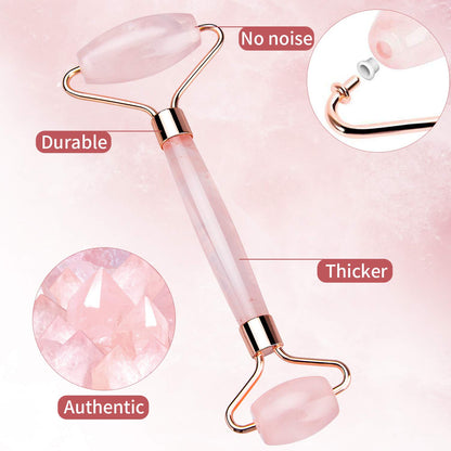 Jade Roller & Gua Sha, 100% Natural Jade Face/Eye Roller and Gua Sha Massager Tool, Automoness Facial Beauty Roller Skin Care Tools for Face, Eye, Neck, Relieve Fine Lines and Wrinkles, Body Treatment Health & Beauty > Personal Care > Cosmetics > Cosmetic Tools > Skin Care Tools Automoness   