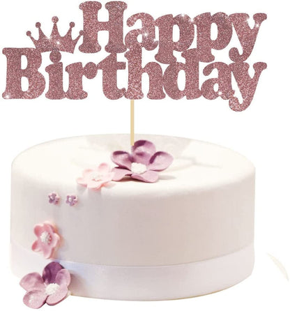 50Th Birthday Sash and Tiara for Women, Rose Gold Birthday Sash Crown 50 & Fabulous Sash and Tiara for Women, 50Th Birthday Gifts for Happy 50Th Birthday Party Favor Supplies Apparel & Accessories > Clothing Accessories > Sashes BRT Bearingshui   