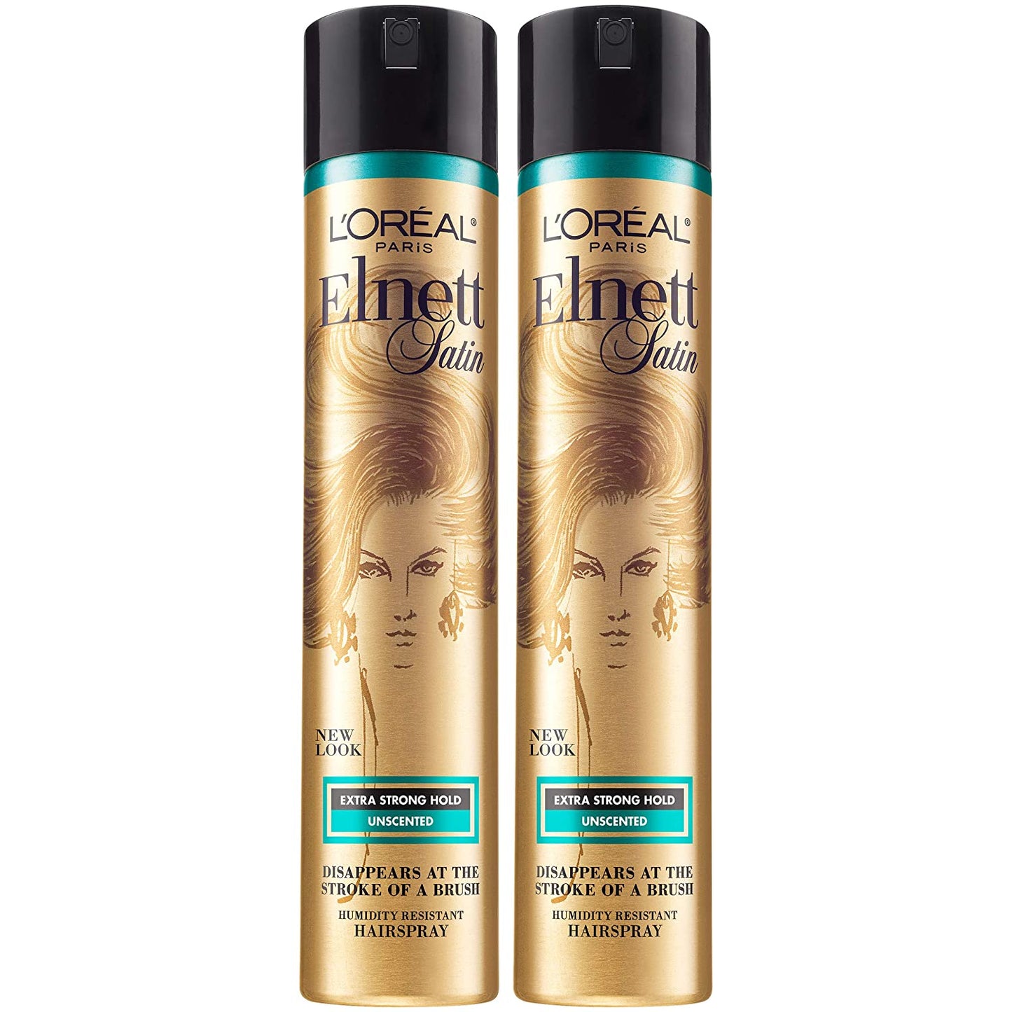 L'Oreal Paris Hair Care Elnett Satin Extra Strong Hold Hairspray, Unscented, 11 Ounce (Pack of 2) Health & Beauty > Personal Care > Hair Care L'Oreal Paris   