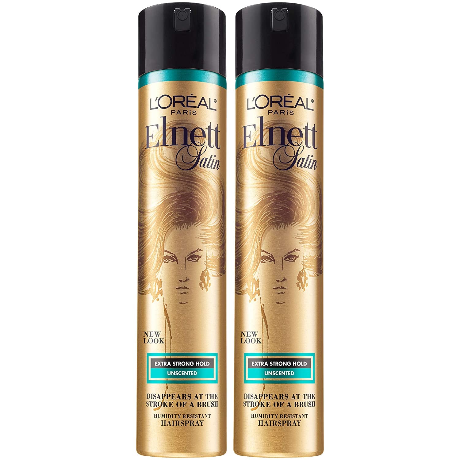 L'Oreal Paris Hair Care Elnett Satin Extra Strong Hold Hairspray, Unscented, 11 Ounce (Pack of 2) Health & Beauty > Personal Care > Hair Care L'Oreal Paris   