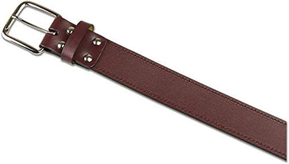 Champro Genuine Bonded Leather Baseball Belt Apparel & Accessories > Clothing Accessories > Belts CHAMPRO Maroon Adult Medium 
