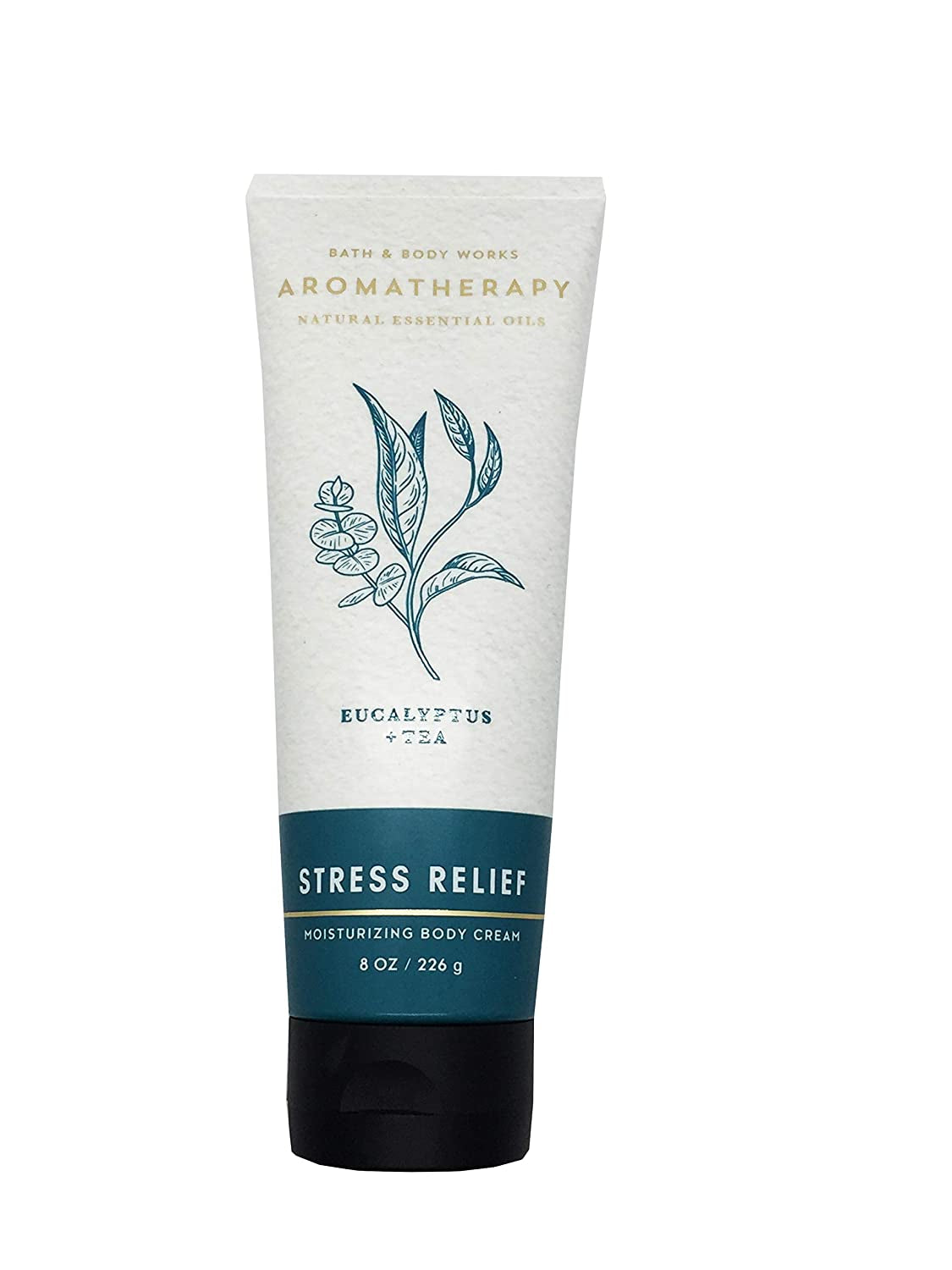 Bath and Body Works Aromatherapy Stress Relief - Eucalyptus + Tea Body Cream 8 Ounce (2019 Edition) Health & Beauty > Personal Care > Cosmetics > Bath & Body Bath and Body Works   
