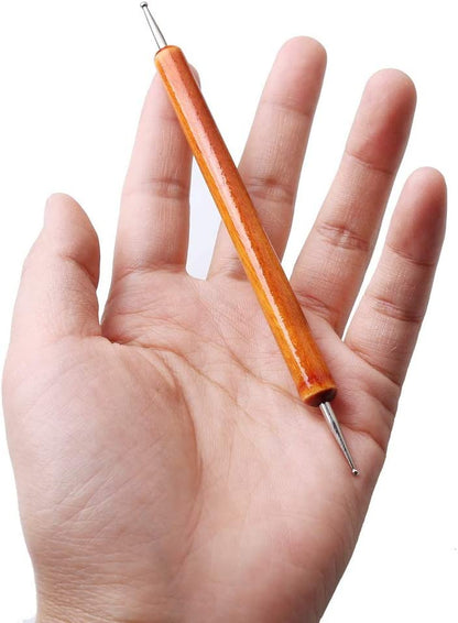 Pengxiaomei 10Pcs Embossing Stylus Set, 5 Different Sizes Double End Styluses Dotting Tool Tracing Dotting Tool Stylus for Painting/Pottery Clay Craft/Embossing Art/Nail Art/Mandala Rock Painting Health & Beauty > Personal Care > Cosmetics > Cosmetic Tools > Nail Tools Pengxiaomei   