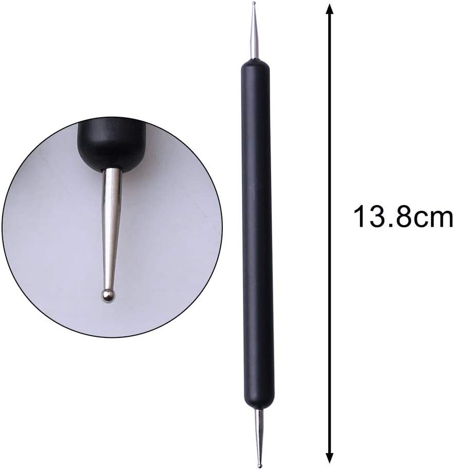 Pengxiaomei 10Pcs Embossing Stylus Set, 5 Different Sizes Double End Styluses Dotting Tool Tracing Dotting Tool Stylus for Painting/Pottery Clay Craft/Embossing Art/Nail Art/Mandala Rock Painting Health & Beauty > Personal Care > Cosmetics > Cosmetic Tools > Nail Tools Pengxiaomei   