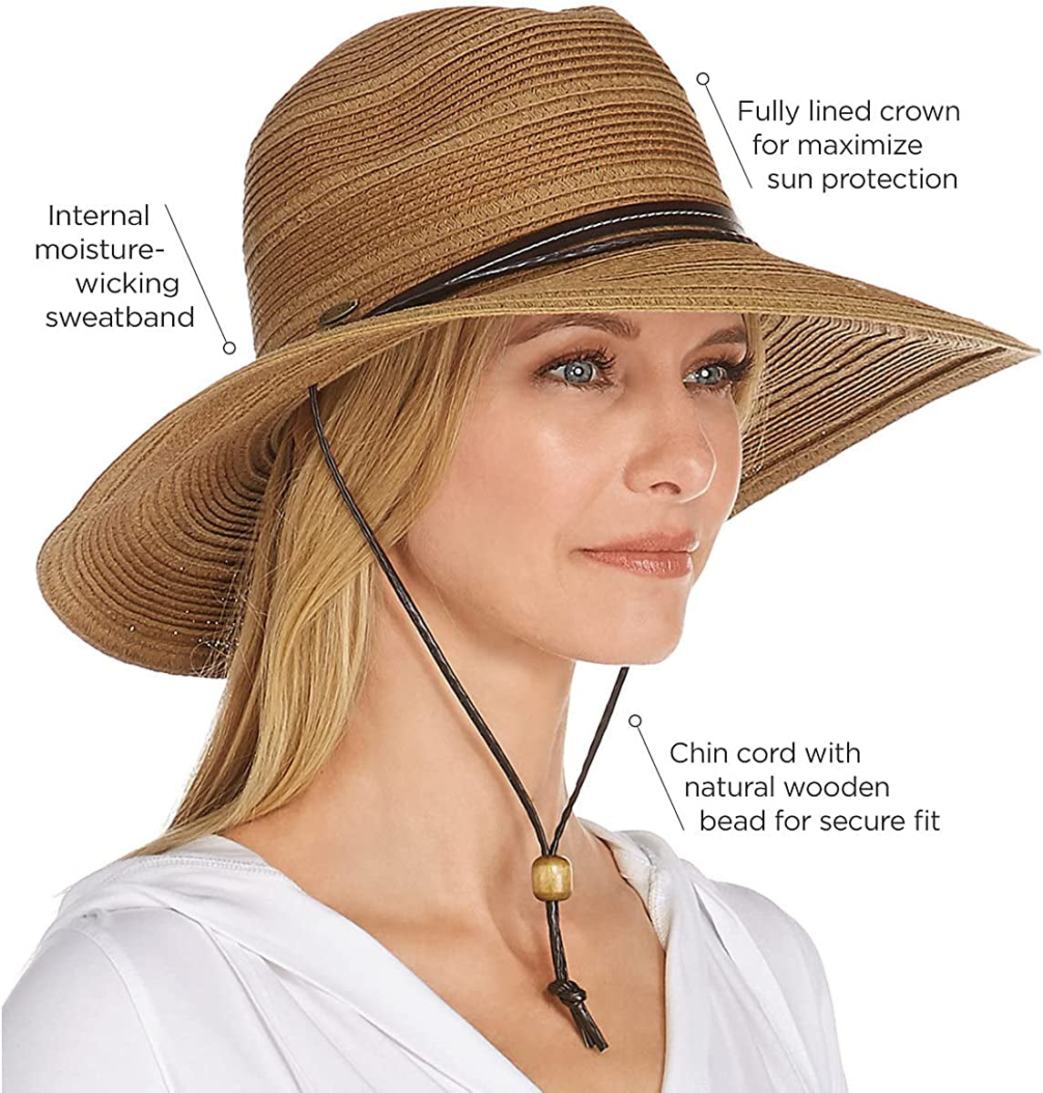 Coolibar UPF 50+ Women'S Tempe Sun Hat - Sun Protective Apparel & Accessories > Clothing Accessories > Hats Coolibar   