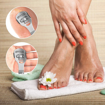 52 Pieces Callus Shaver Set, 50 Replacement Slices Blades 1 Stainless Steel Callus Shaver and 1 Foot File Head Foot Care Tools Hard Dry Skin Remover for Hand Feet Health & Beauty > Personal Care > Foot Care Zhehao   