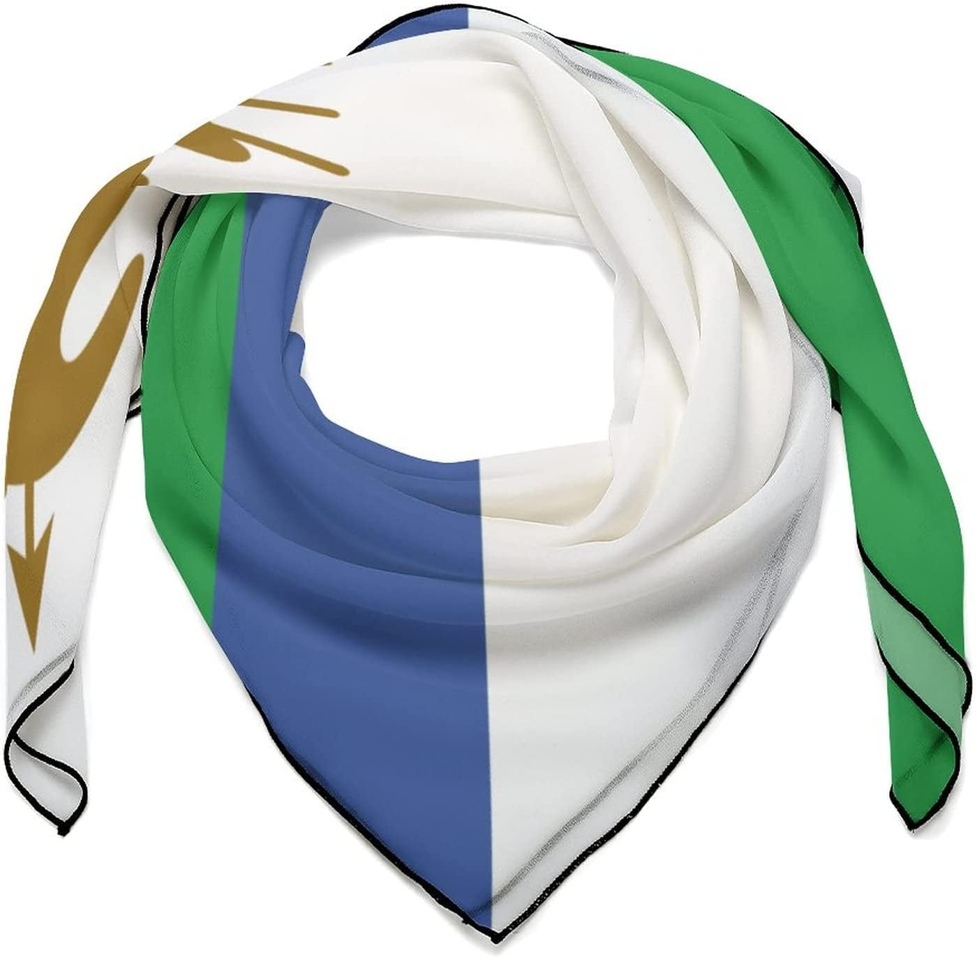 Buonota Ukrainian Flag Fashion Square Scarf Neck Scarf Head Scarf Shawl, Very Suitable for Events, Parties, Weddings, Travel, Birthday Gifts Apparel & Accessories > Clothing Accessories > Scarves & Shawls Buonota White-style-24  