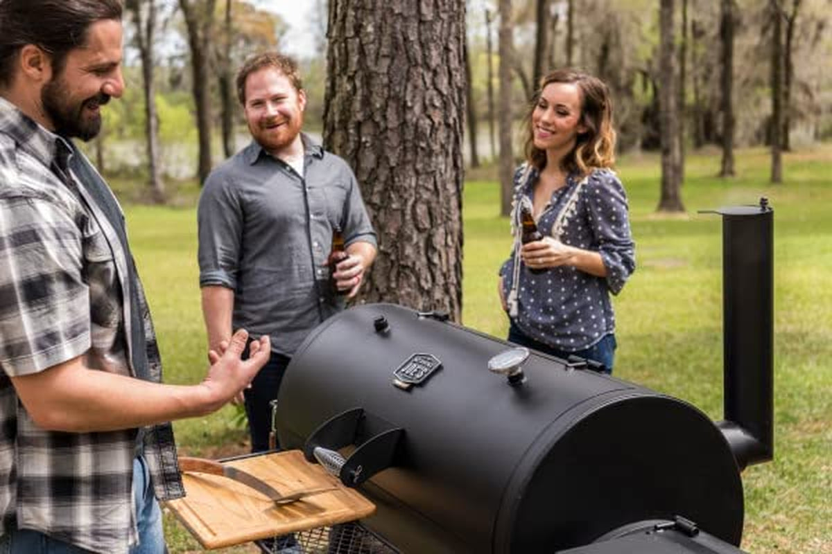 Oklahoma Joe'S Longhorn Reverse Flow Smoker, Black Apparel & Accessories > Jewelry > Body Jewelry Oklahoma Joe's   