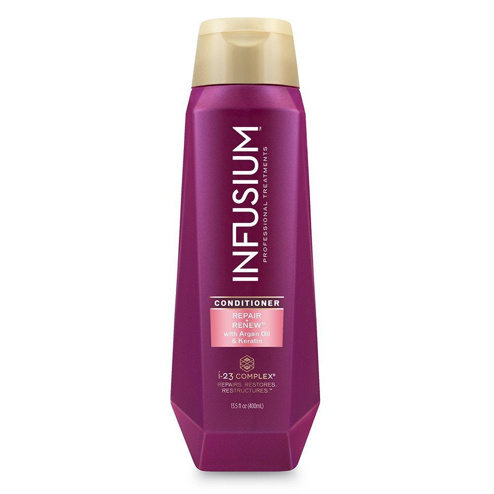 Infusium Professional Treatments Haircare - Repair & Renew with Argan Oil & Keratin - Shampoo & Conditioner Set - Net Wt. 13.5 FL OZ (400 Ml) per Bottle - One Set Health & Beauty > Personal Care > Hair Care Infusium   