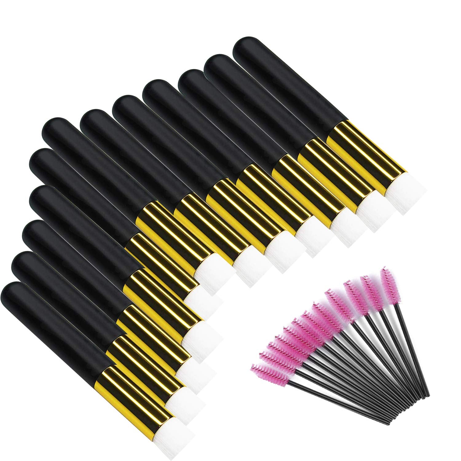 Eyelash Cleaning Brush 6 Pcs Lash Extension Cleanser Shampoo Soft Makeup Brushes for Blackhead Remover Tool Nose Washing Mascara Brushes Wands,Black Silver Health & Beauty > Personal Care > Cosmetics > Cosmetic Tools > Makeup Tools Camille Donahue Black  
