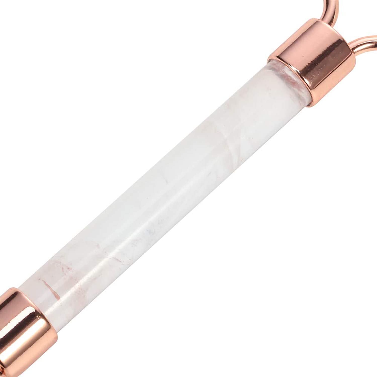 White Face Roller – Skin Care Tool Made of Clear Quartz – Facial Skin Care Products for Improved Circulation – Face Massager Compatible with All Skin Types – for a Fresh and Firm Looking Skin Health & Beauty > Personal Care > Cosmetics > Cosmetic Tools > Skin Care Tools C CRYSTAL LEMON   