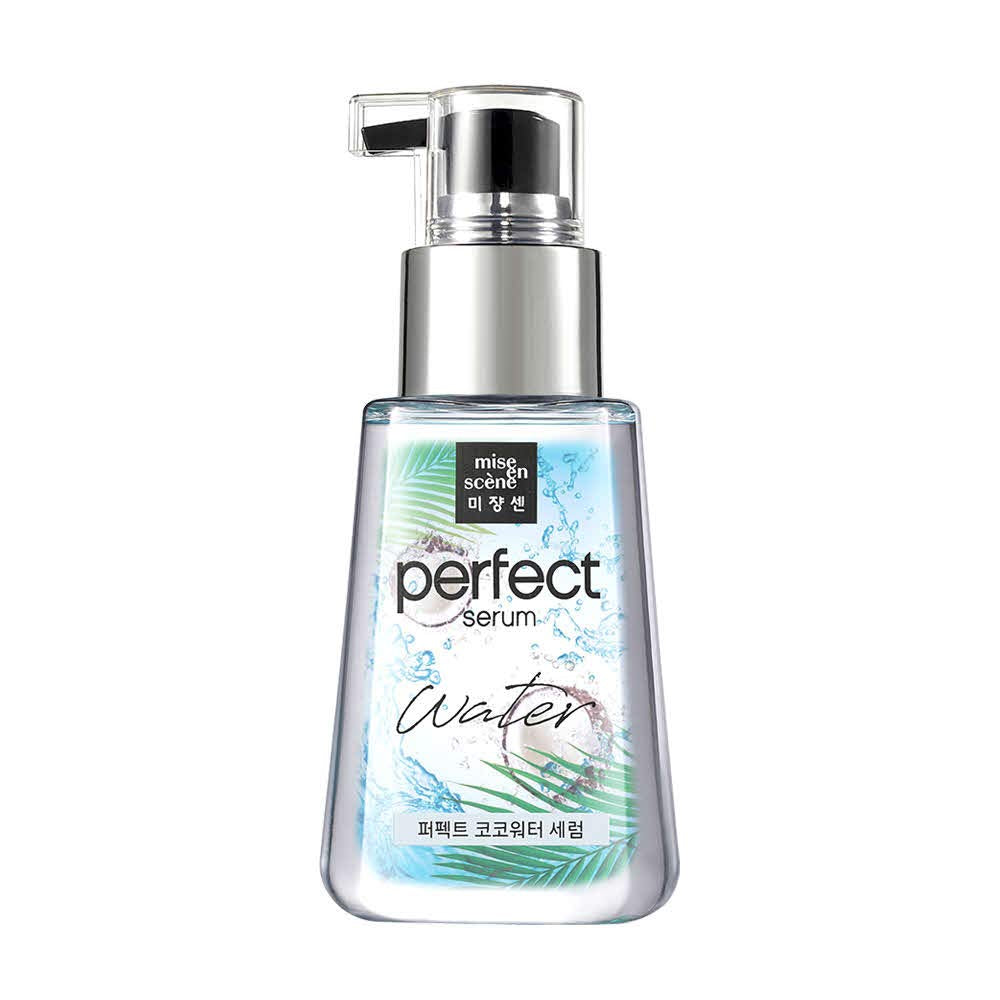 MISE EN SCENE Perfect Coco Water Serum 80Ml (2.7Oz) | Anti-Frizz, Hydration and Nutrition Hair Essence for Damaged, Bleached and Dry Hair | Watery Light and Moisturizing Hair Oil for Men and Women | Korean Hair Care Product Health & Beauty > Personal Care > Hair Care AMORE PACIFIC Coco Water Serum  
