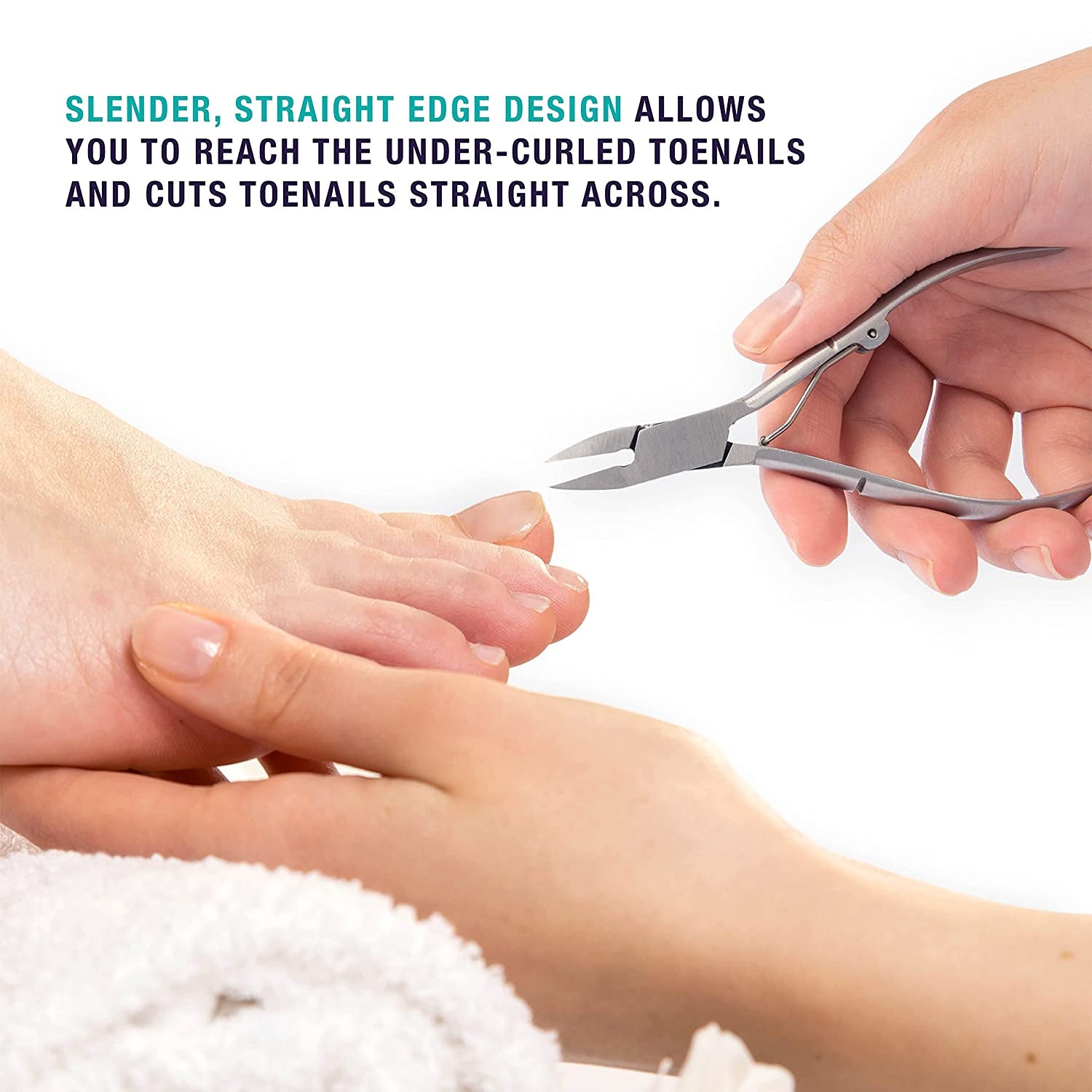 TRIM Simply Foot Ingrown Toenail Kit – Includes Stainless Steel Toenail Nipper and Stainless Steel Dual-Ended File – Easy to Use Foot Care Tools – for Men and Women – Silver – 2 Piece Set Health & Beauty > Personal Care > Foot Care Pacific Word Corporation   