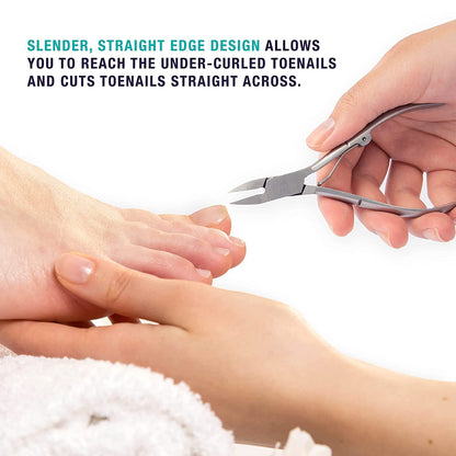 TRIM Simply Foot Ingrown Toenail Kit – Includes Stainless Steel Toenail Nipper and Stainless Steel Dual-Ended File – Easy to Use Foot Care Tools – for Men and Women – Silver – 2 Piece Set Health & Beauty > Personal Care > Foot Care Pacific Word Corporation   