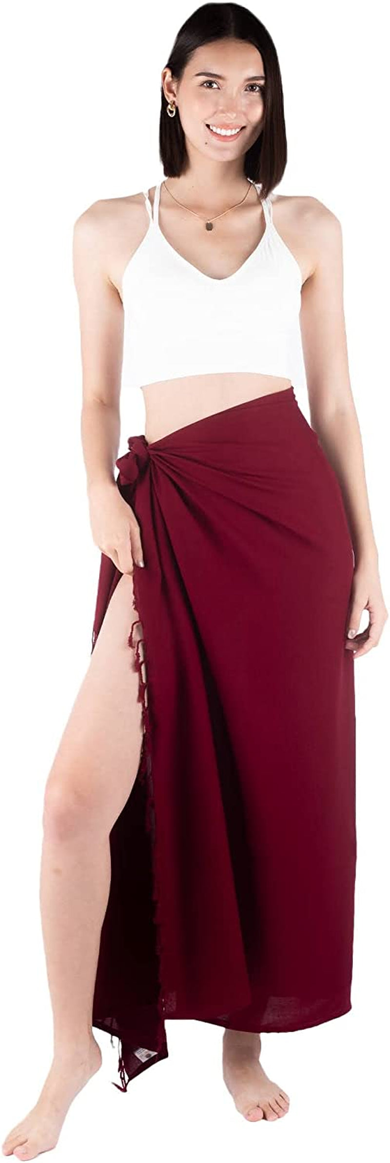 Gypsy Gal Pashmina Shawls and Wraps Scarves for Women in Large Soft Silky Rave Scarf Apparel & Accessories > Clothing Accessories > Scarves & Shawls GYPSY GAL Plain Red Medium 