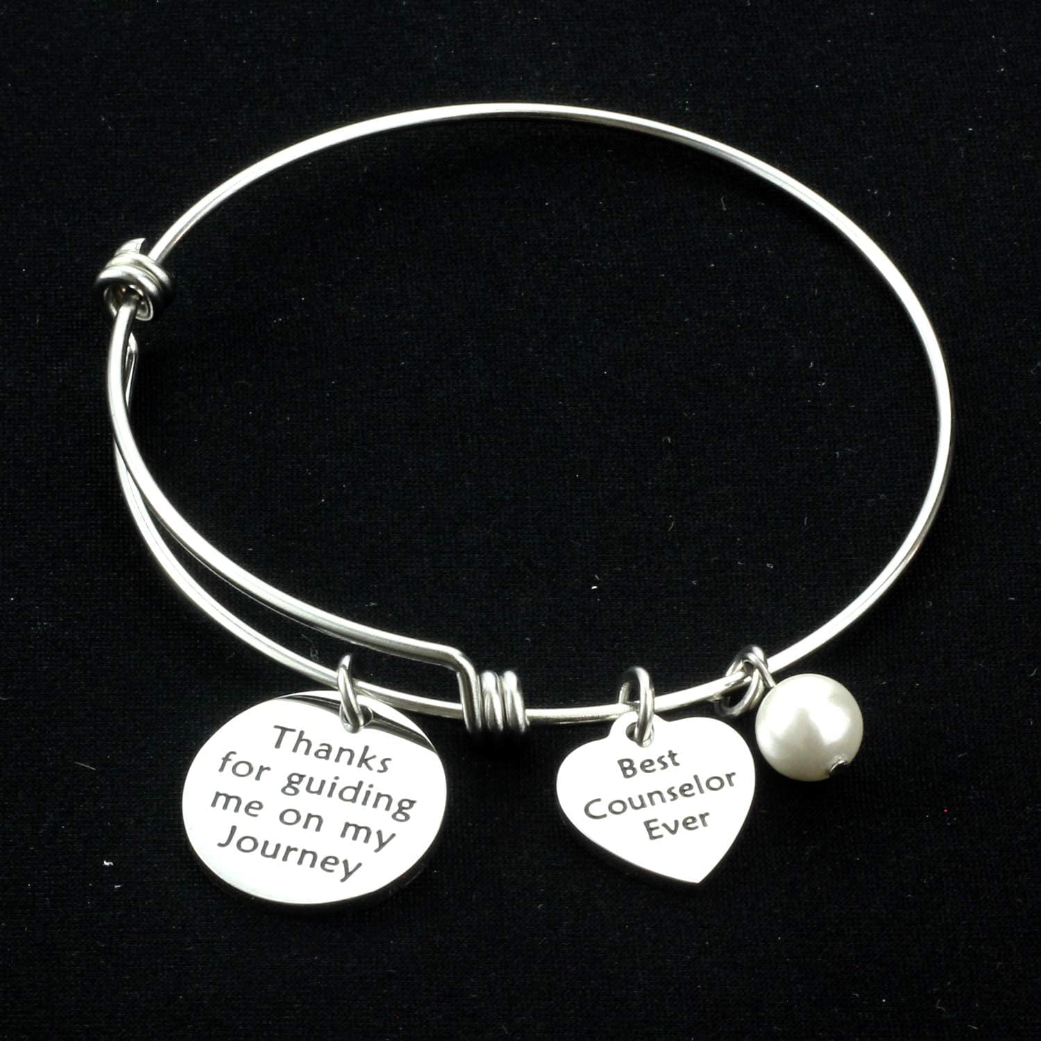 Kivosliviz Counselor Gifts Thank You Gifts for Counselors Best Counselor Ever School Counselor Jewelry Apparel & Accessories > Jewelry > Bracelets Anrrion   