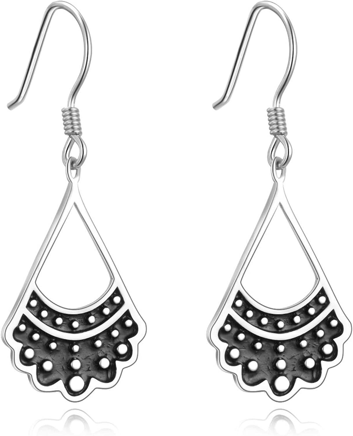 WINNICACA RBG Dissent Collar Earrings Sterling Silver Dangle Drop Hook Earrings Jewelry Gifts for Fans Women, Gold Plated Apparel & Accessories > Jewelry > Earrings WINNICACA   