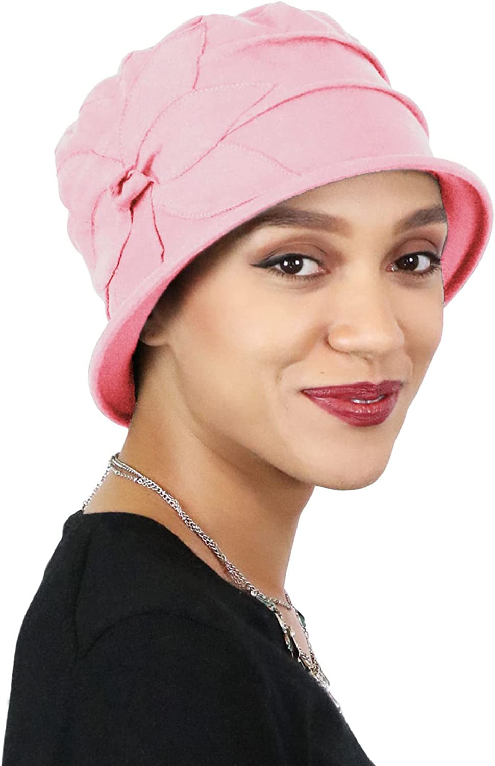 Hats Scarves & More Womens Hat Chemo Headwear Cancer Hat 50+ UPF Sun Protection Summer Seattle Chic Apparel & Accessories > Clothing Accessories > Headwear Hats Scarves & More Pink  