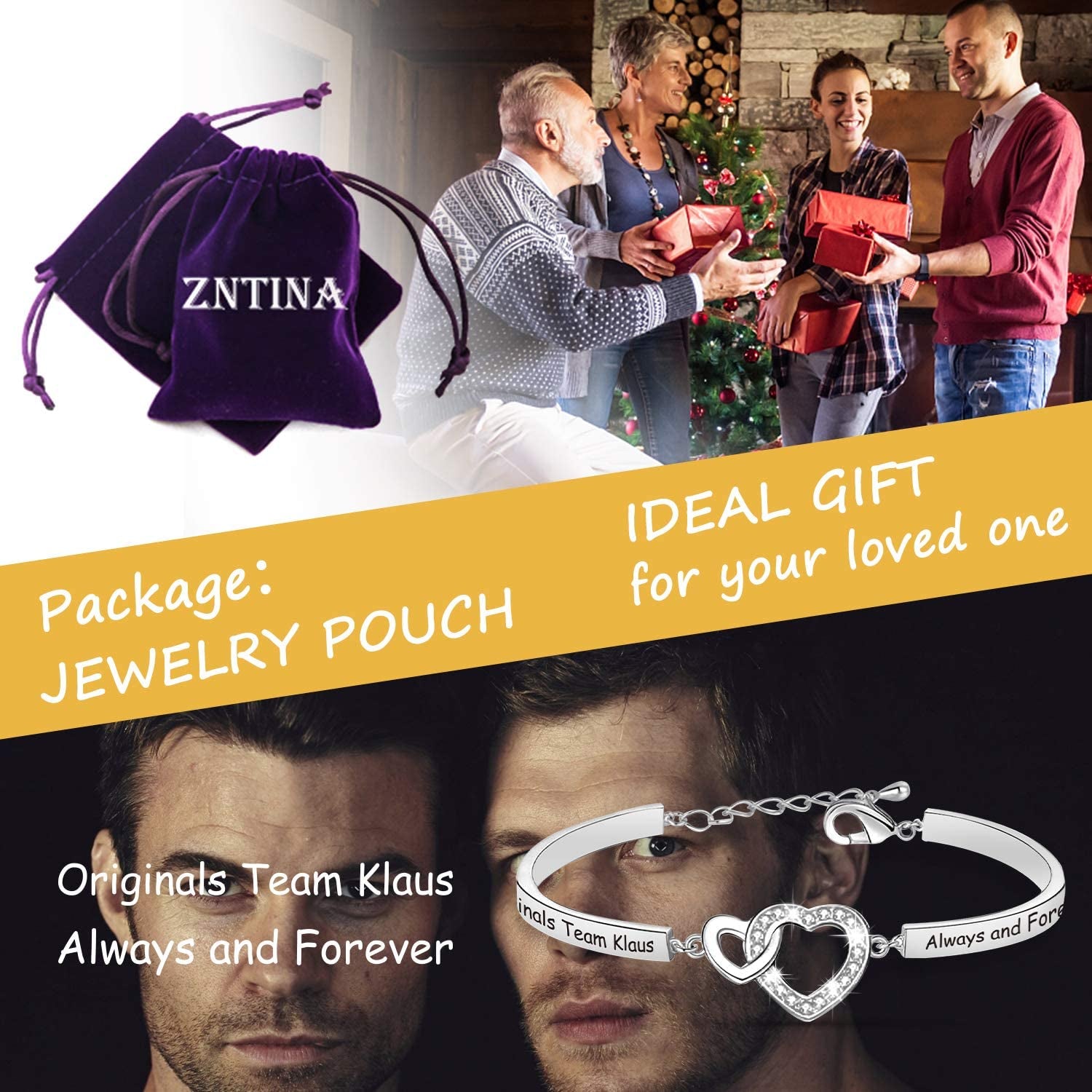 The Originals Bracelet Always and Forever the Originals Jewelry the Originals Inspired Gift the Vampire Diaries Fans Gift Apparel & Accessories > Jewelry > Bracelets G-Ahora   