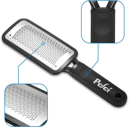 Colossal Pedicure Rasp Foot File, Professional Foot Care Pedicure Stainless Steel File to Removes Hard Skin, Can Be Used on Both Dry and Wet Feet Health & Beauty > Personal Care > Foot Care Pefei   