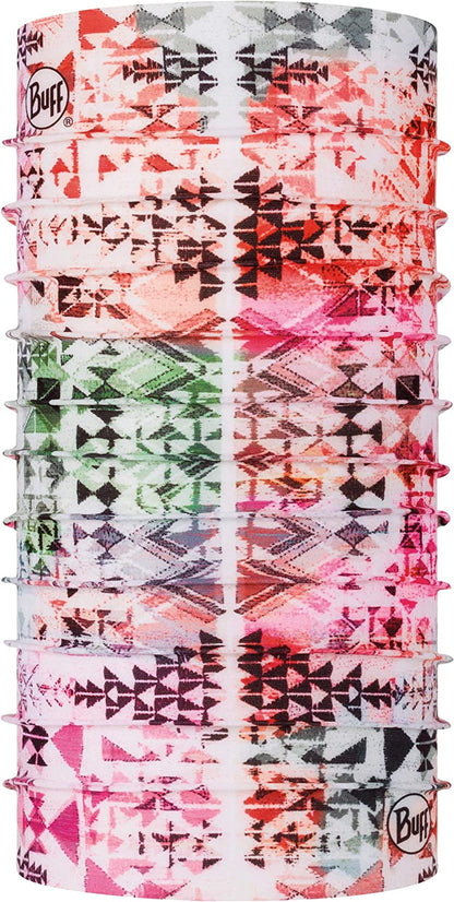 BUFF Coolnet Uv+ Multifunctional Headwear and Face Mask, Bright Pattern Design Apparel & Accessories > Clothing Accessories > Headwear BUFF Azir One Size 