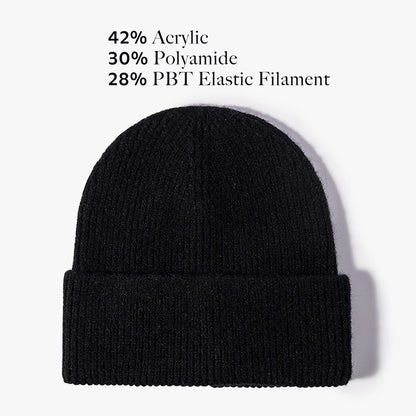 Vermo Knit Beanie Hat for Men&Women, Daily Plain Winter Hat, Stretchy Striped Cuffed Winter Hat Apparel & Accessories > Clothing Accessories > Hats Vermo   