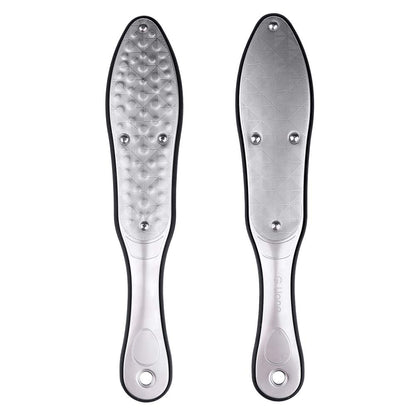 Foot File Callus Remover - G.Liane Professional Portable Foot Care Tool Stainless Steel Colossal Pedicure Foot Rasp Callus Removal Double Sided Pedicure Rasp File for Extra Smooth (Black) Health & Beauty > Personal Care > Foot Care G.Liane   