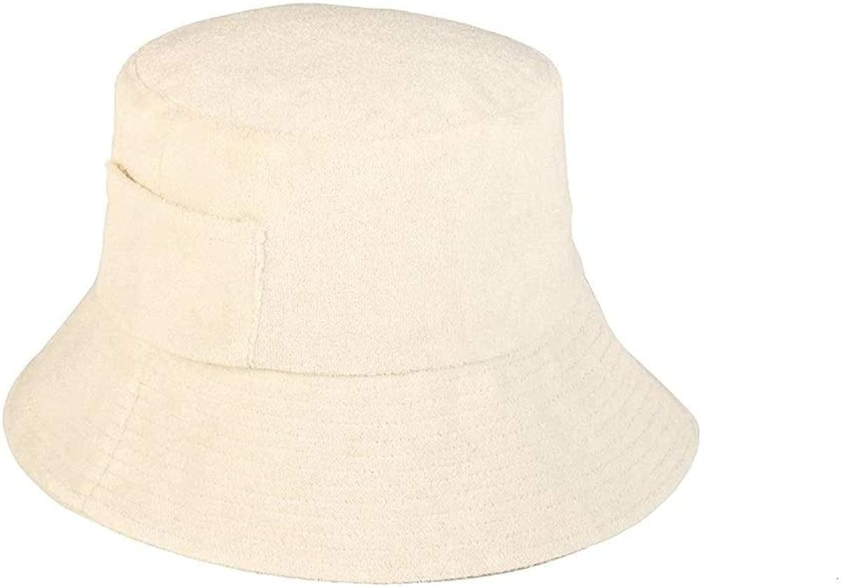 Lack of Color Women'S Wave Terrycloth Bucket Hat Apparel & Accessories > Clothing Accessories > Hats Lack of Color Beige Terry Medium-Large 