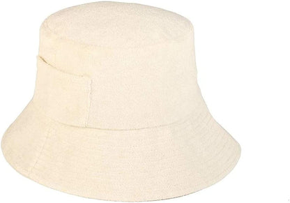 Lack of Color Women'S Wave Terrycloth Bucket Hat Apparel & Accessories > Clothing Accessories > Hats Lack of Color Beige Terry Medium-Large 