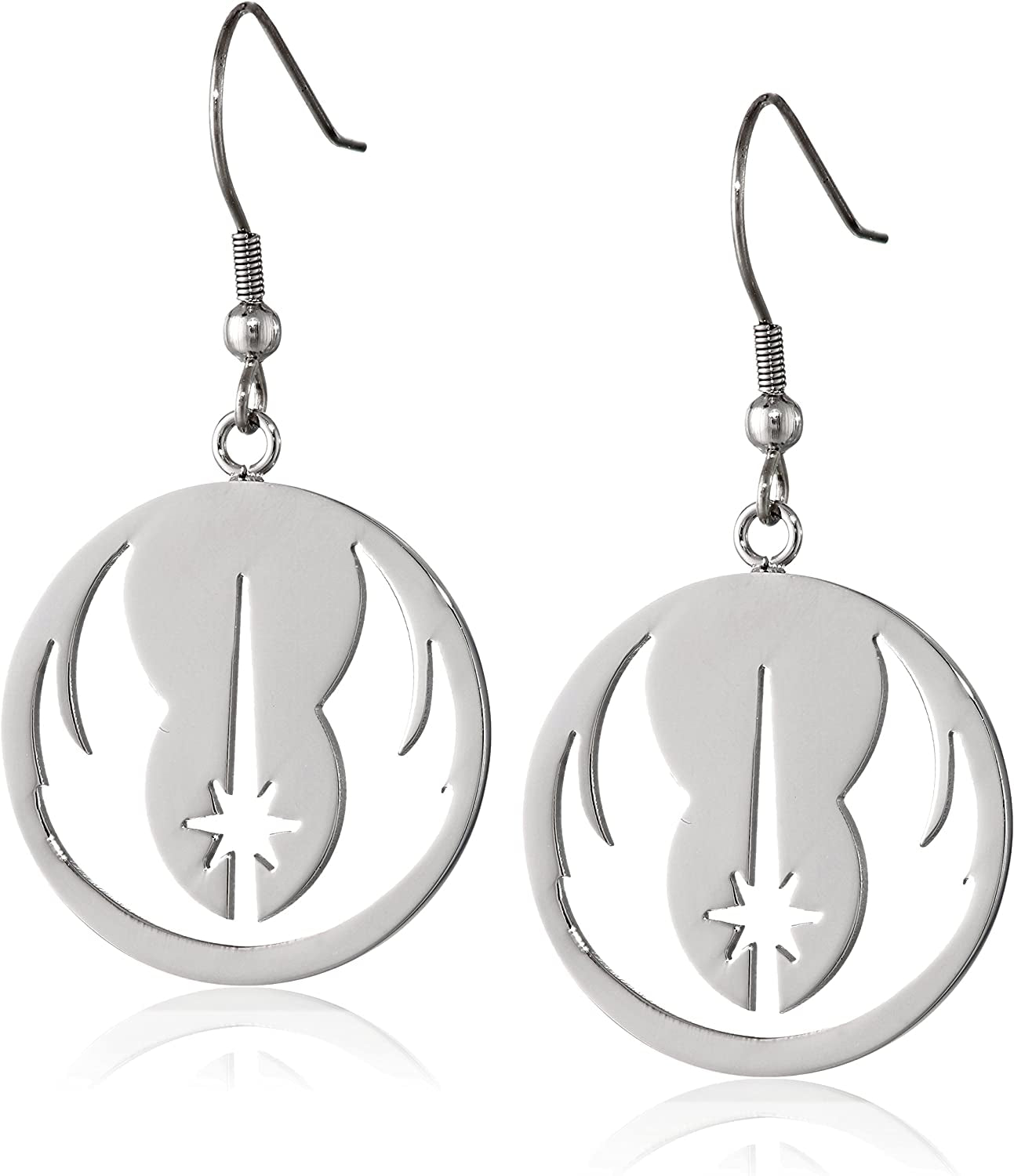Star Wars Jewelry Jedi Order Stainless Steel Dangle Earrings (SALES1SWMD) Apparel & Accessories > Jewelry > Earrings STAR WARS   