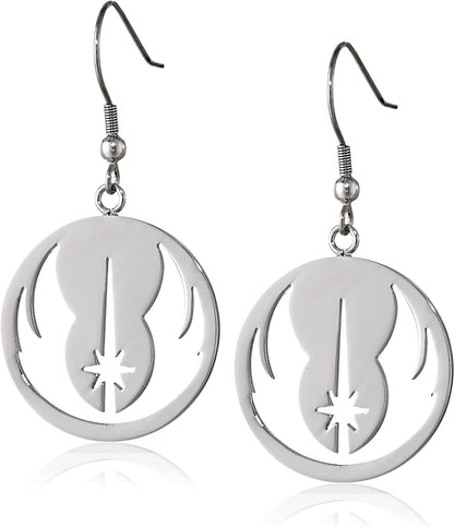 Star Wars Jewelry Jedi Order Stainless Steel Dangle Earrings (SALES1SWMD) Apparel & Accessories > Jewelry > Earrings STAR WARS   