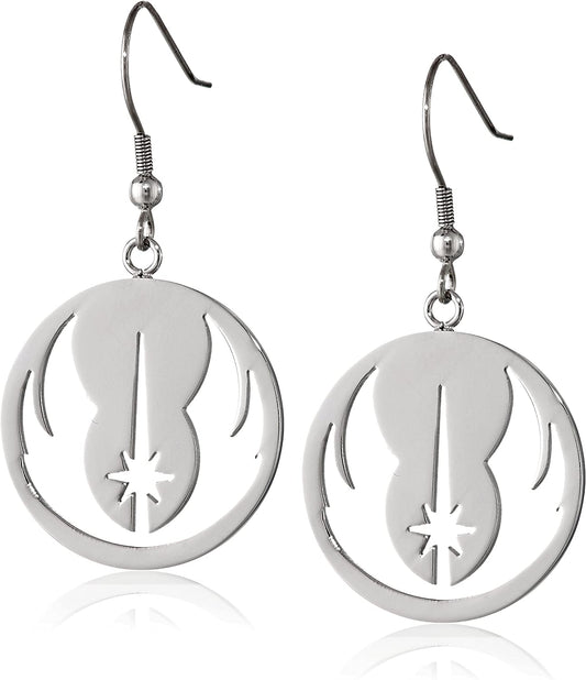 Star Wars Jewelry Jedi Order Stainless Steel Dangle Earrings (SALES1SWMD) Apparel & Accessories > Jewelry > Earrings STAR WARS   
