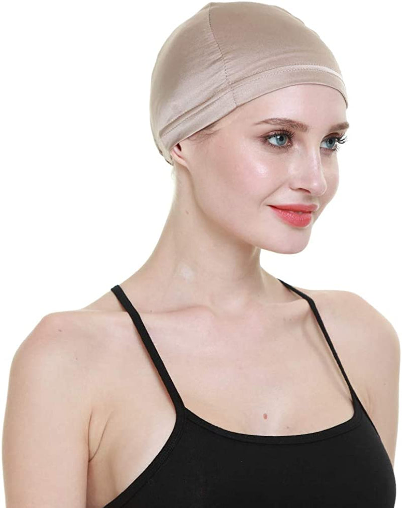 Wig Cap-100% Mulberry Silk Breathable Soft for Bald Head Available All the Year Apparel & Accessories > Clothing Accessories > Headwear FocusCare   