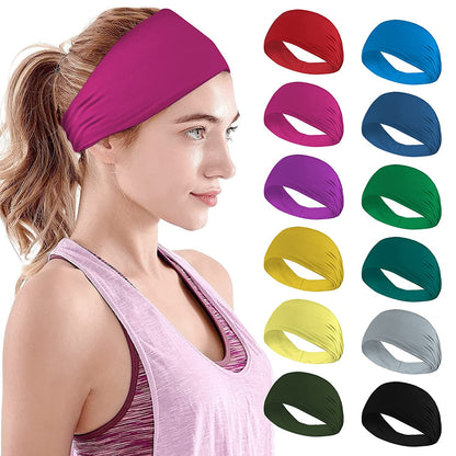 Headbands for Women, 6 PCS Yoga Running Sports Headbands Tie Dye Boho Pattern Elastic Non Slip Sweat Workout Hair Fashion Bands for Girls Apparel & Accessories > Clothing Accessories > Bandanas & Headties OFFTESTY OFF-WMBAND-01  