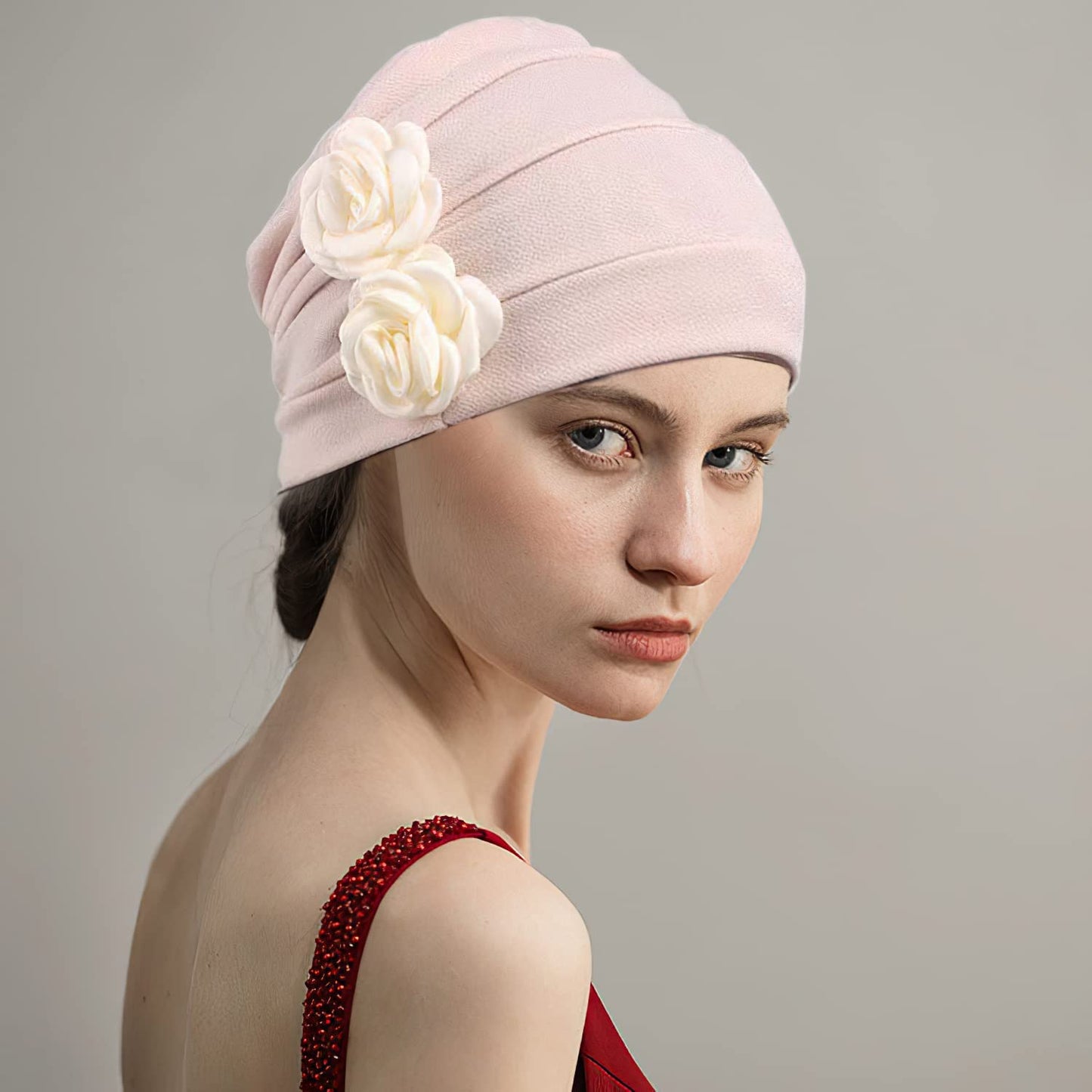 Kingrol 6 Pack Flower Head Wrap Beanies Hat, Stretch Casual Turbans Fashion Slouchy Hat Sleep Caps Chemo Hat Caps for Women Apparel & Accessories > Clothing Accessories > Headwear Kingrol   
