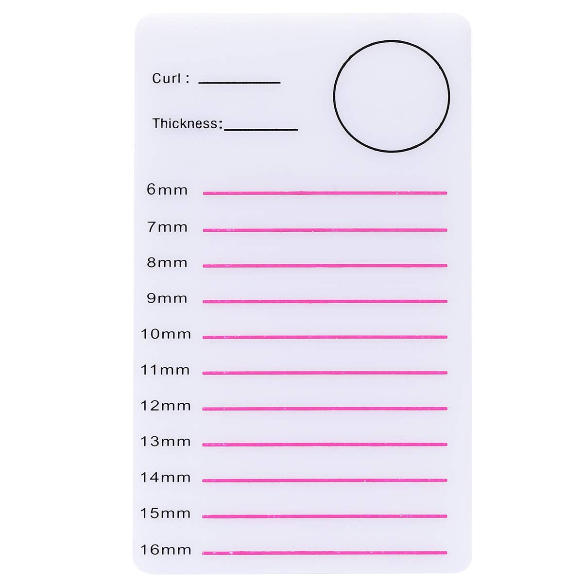 Eyelash Extension Supplies Acrylic Lashes-Holder Pad Eye Individual Lashes Makeup Tools Palette 1Pcs Lash Extension Glue Pallet Holder Card Professional Salon Use by GEMERRY Health & Beauty > Personal Care > Cosmetics > Cosmetic Tools > Makeup Tools GEMERRY Eyelash plate  