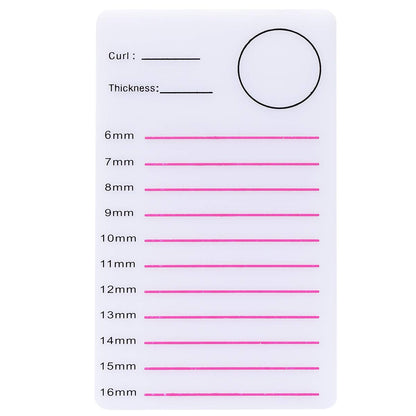 Eyelash Extension Supplies Acrylic Lashes-Holder Pad Eye Individual Lashes Makeup Tools Palette 1Pcs Lash Extension Glue Pallet Holder Card Professional Salon Use by GEMERRY Health & Beauty > Personal Care > Cosmetics > Cosmetic Tools > Makeup Tools GEMERRY Eyelash plate  
