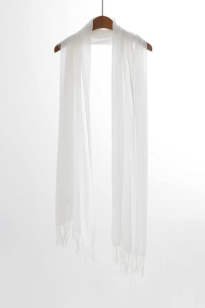 Jeelow Cotton Feel Scarf Shawl Wrap Soft Lightweight Scarves and Wraps for Men Women Apparel & Accessories > Clothing Accessories > Scarves & Shawls Jeelow   