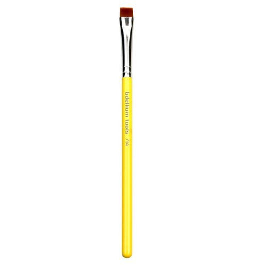Bdellium Tools Professional Makeup Brush Studio Series - Flat Eye Definer 714 Health & Beauty > Personal Care > Cosmetics > Cosmetic Tools > Makeup Tools BDELLIUM TOOLS Silver 6.5 Inch (Pack of 1) 