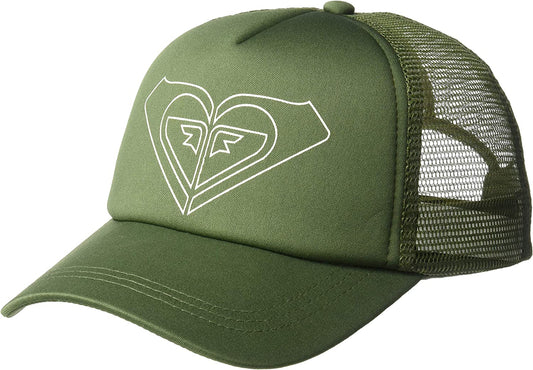 Roxy Women'S Truckin Trucker Hat Apparel & Accessories > Clothing Accessories > Hats Roxy Duck Green One Size 