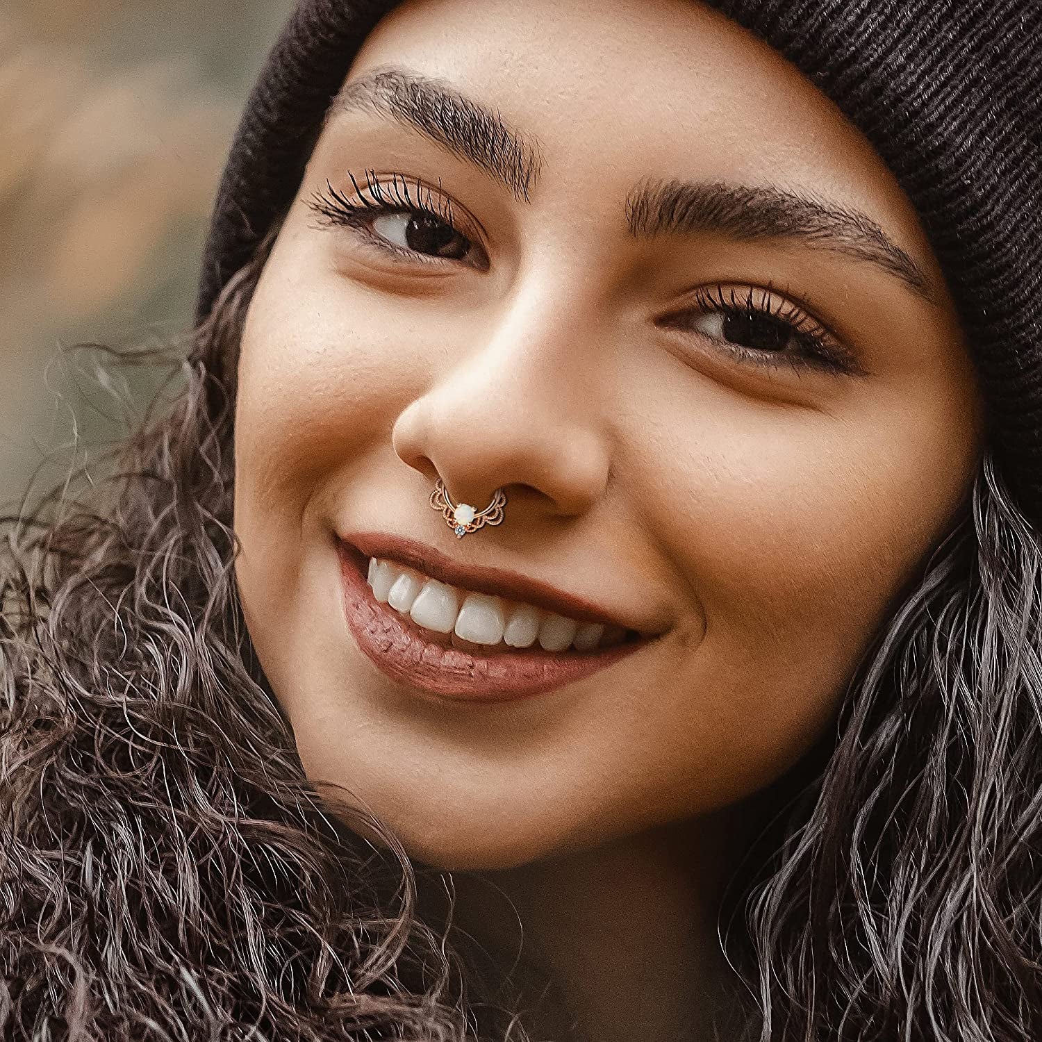 FINREZIO 16PCS 16G Stainless Steel Septum Piercing Nose Rings Hoop Tragus Cartilage Retainer Body Piercing Jewelry Apparel & Accessories > Jewelry > Rings FINREZIO   