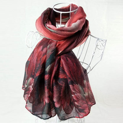 Scarfs for Women, Lethez Lady Girls Printing Long Soft Scarf Wrap Shawl Wrap Scarves Head Wraps Apparel & Accessories > Clothing Accessories > Scarves & Shawls Lethez   