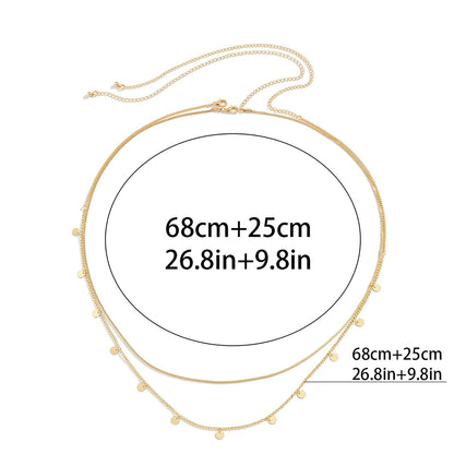 Simple Multilayer Waist Chain Beach Bikini Belly Waist Chain Adjustable Sequin Waist Belly Chain Summer Body Chain for Women and Girls (Waist Jewelry) Apparel & Accessories > Jewelry > Body Jewelry Courmoek   