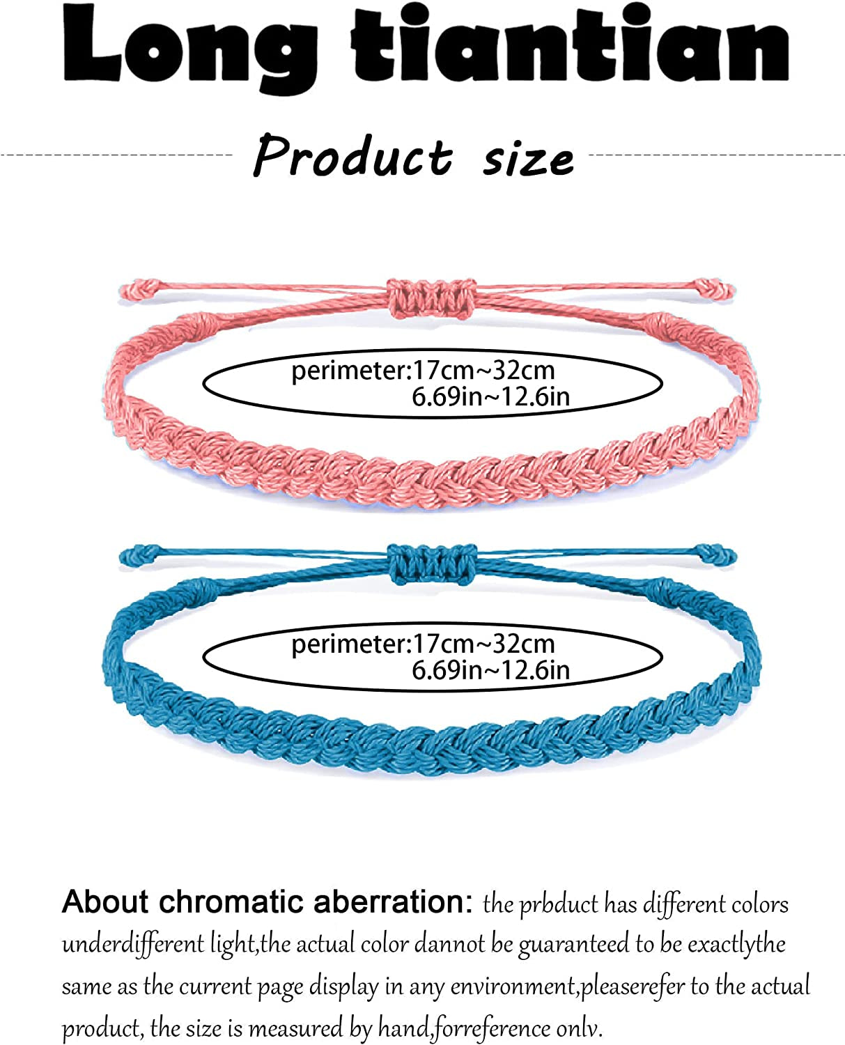 Waterproof String Bracelets for Girls Summer Wave Bracelet Friendship Handmade Wave Bracelet Apparel & Accessories > Jewelry > Bracelets Highven   