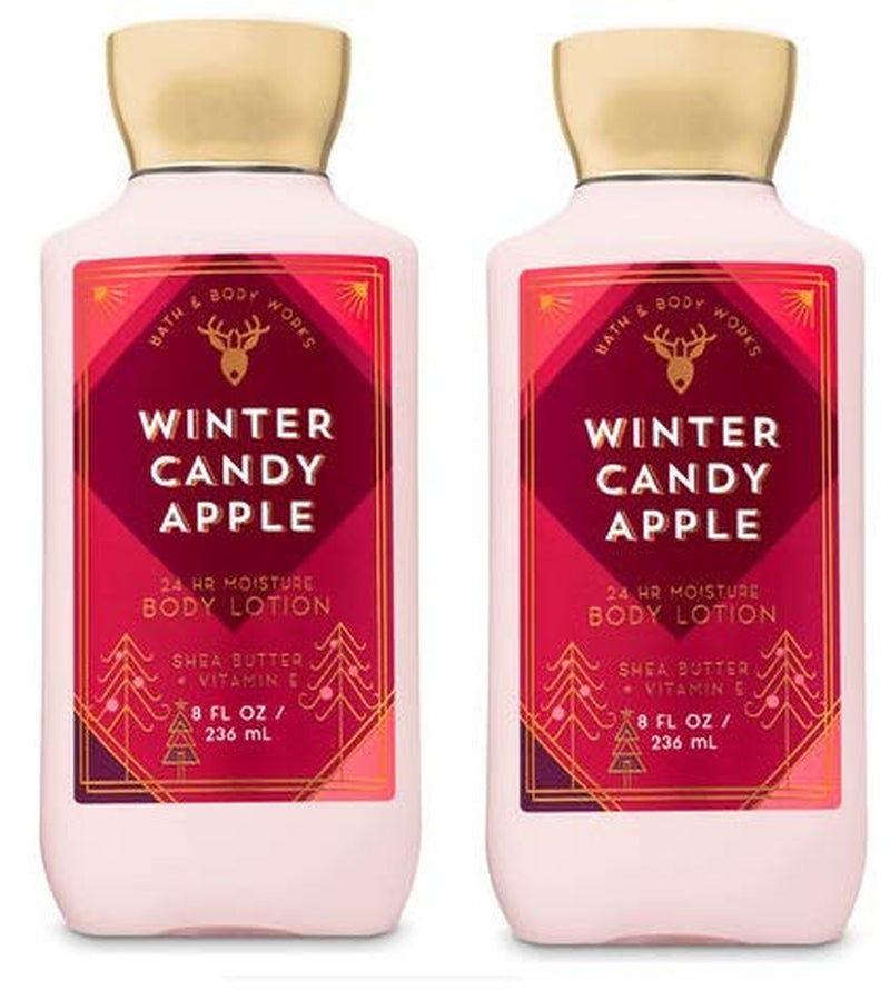 Bath and Body Works 2 Pack Winter Candy Apple Super Smooth Body Lotion 8 Oz Health & Beauty > Personal Care > Cosmetics > Bath & Body Bath and Body Works   