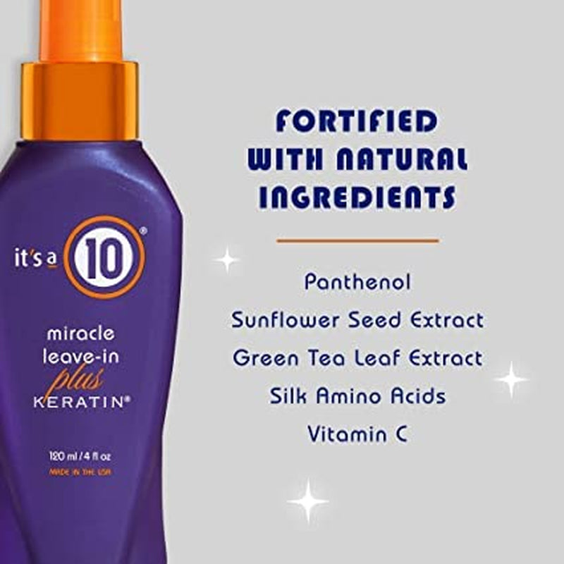 It'S a 10 Haircare Miracle Leave-In Product plus Keratin, 4 Fl. Oz. Health & Beauty > Personal Care > Hair Care It's a 10 Haircare   