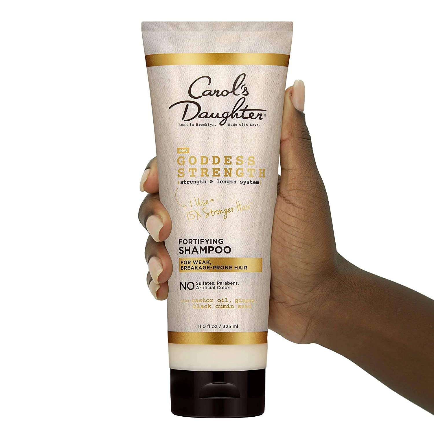 Carol’S Daughter Goddess Strength Sulfate Free Shampoo with Castor Oil for Curly, Wavy, Natural Hair, Anti-Breakage and Anti-Frizz Hair Product, Add Moisture to Dry, Damaged Hair, 11 Fl Oz Health & Beauty > Personal Care > Hair Care Carol's Daughter   