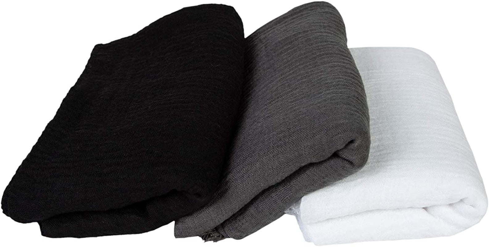 Chalier Hijab Scarfs Shawl Set for Women, Fashion Soft Scarves Lightweight Head Scarf for All Season(Grey) Apparel & Accessories > Clothing Accessories > Scarves & Shawls Chalier   