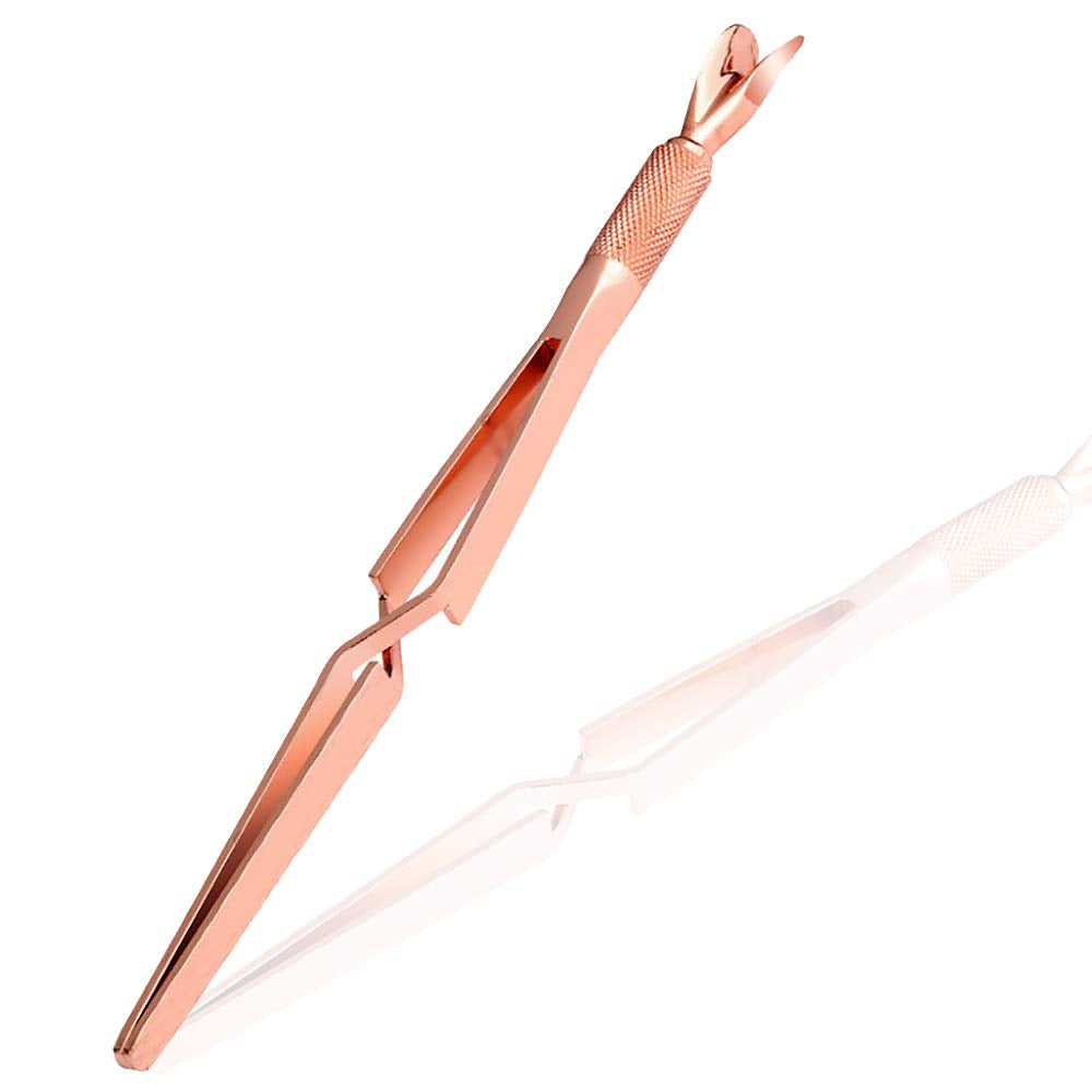 SILPECWEE 1 Pcs Colorful Stainless Steel Nail Art Pincher Cuticle Pusher False Nail Shaping Tweezers Multi-Function Manicure Tools Health & Beauty > Personal Care > Cosmetics > Cosmetic Tools > Nail Tools SILPECWEE No2  